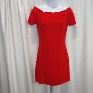Zara Trafaluc Red Dress Size Medium